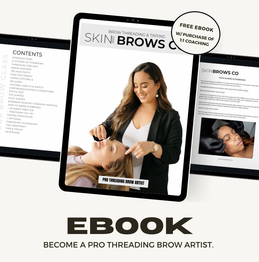 1:1 BROW THREADING COACHING PROGRAM