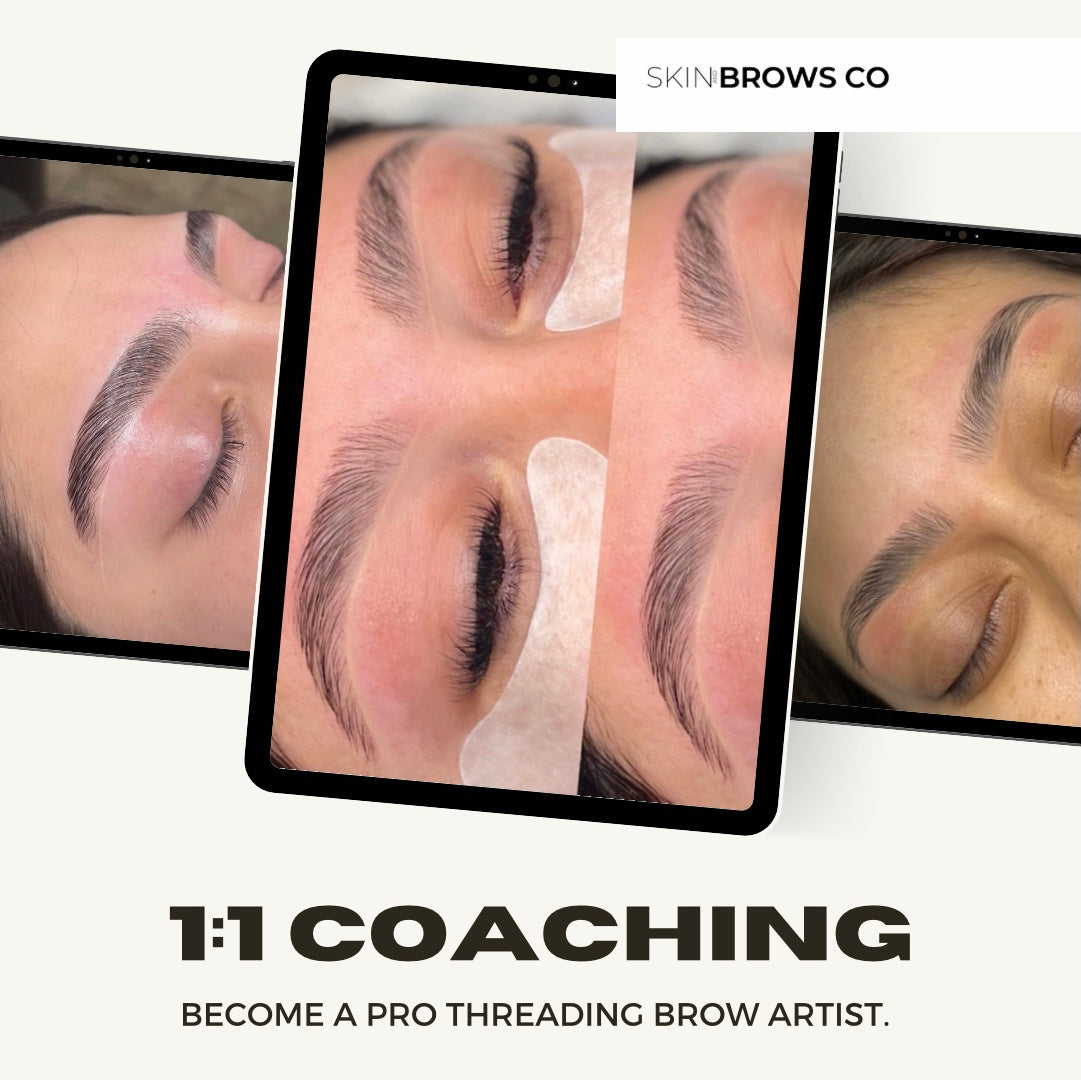 1:1 BROW THREADING COACHING PROGRAM